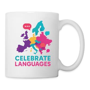 Celebrating Europe's colourful linguistic diversity - Mug - white - Right