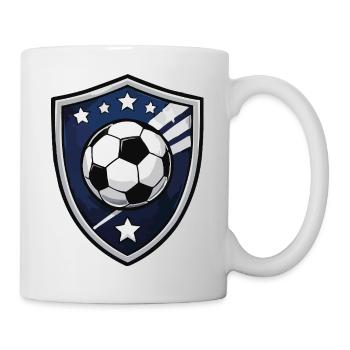 Soccer Shield Crest - Mug - white - Right