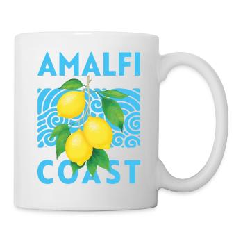 Summer Design Lemons Amalfi Coast Italy - Mug - white - Right