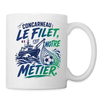 Concarneau Filet Foot - Tasse - Weiß - Rechts