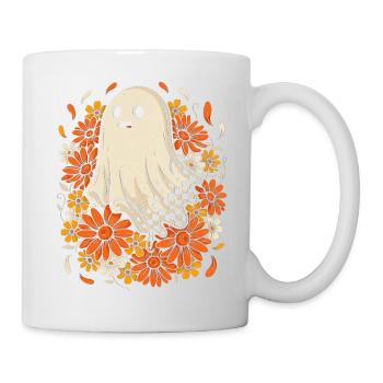 Ghost Ghost Botany Flowers Blossoms Mystical - Mug - white - Right