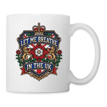 Henry Nowak | Écusson de la Protestation Patriotique Royale au Royaume-Uni - Mug blanc - blanc - Droite