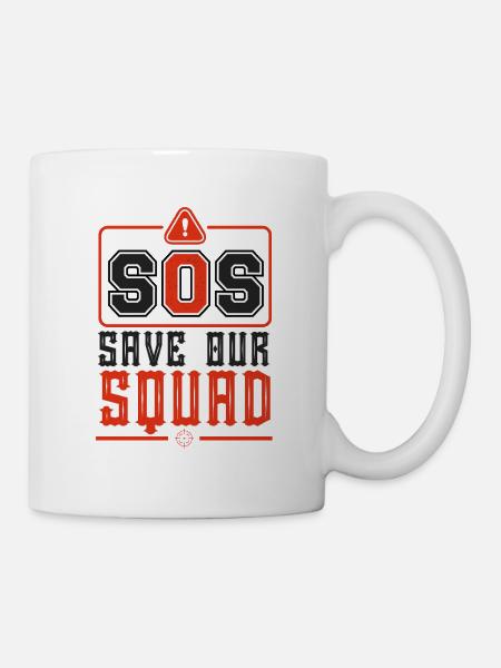 SOS Rettet unser Team - Tasse - Weiß
