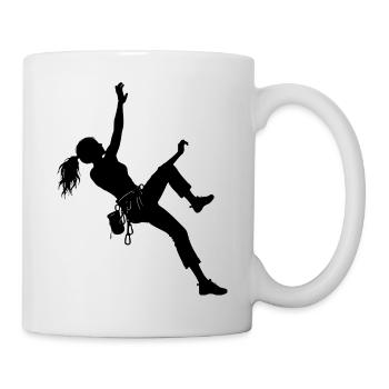 The mountaineers and climbers fit together - Mug - white - Right