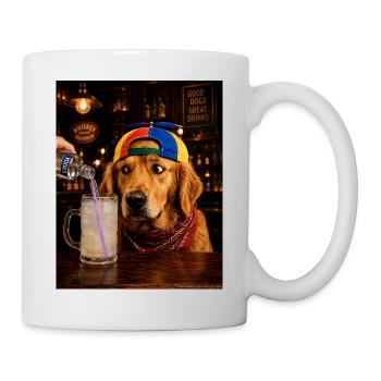 Baby Bell Malle Dog Vodka Lemon - Mallorca Party - Mug - white - Right