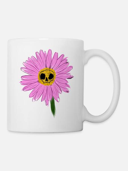 Pink Daisy - Mug - white