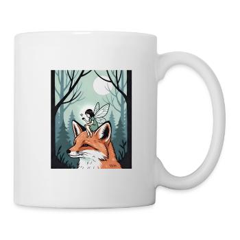 Fairycore de la Fée Magique et du Renard des Forêts - Mug blanc - blanc - Droite