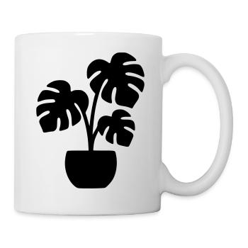 Monstera Plant Urban Jungle Plant Mom - Mug - white - Right