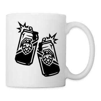 Beer Can Hops Can Beer - Mug blanc - blanc - Droite