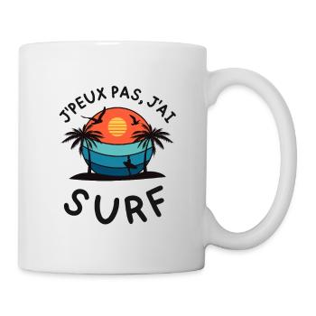 Surf Rêve d'Île au Soleil - Mug blanc - blanc - Droite