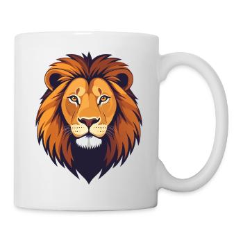 Lion Head Illustration - Mug - white - Right