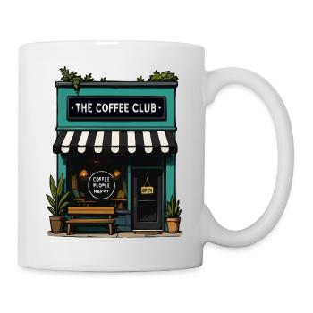 The Coffee Club Café Illustration - Mug - white - Right
