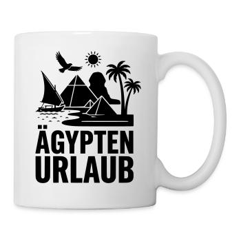 Ägypten Urlaub - Tasse - Weiß - Rechts