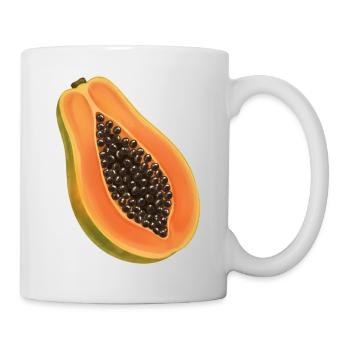 papaye - Mug blanc - blanc - Droite