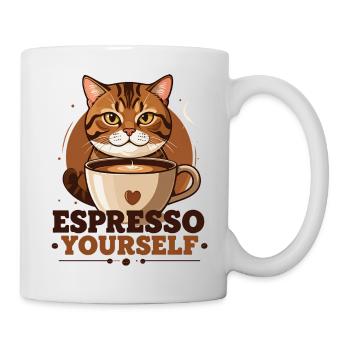 Espresso Katze Yourself - Tasse - Weiß - Rechts