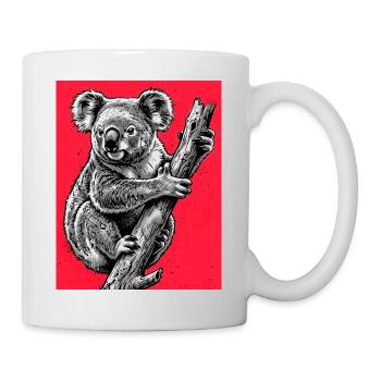 Koala - Tasse - Weiß - Rechts