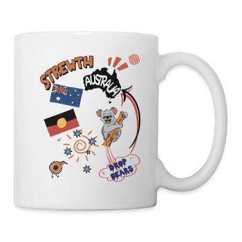 Strewth Australia Drop Bears - Real Now - Mug - white - Right