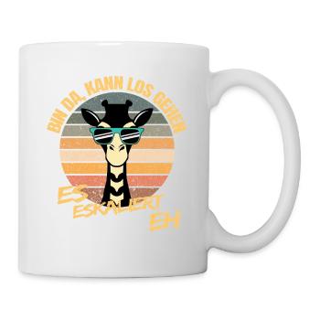 De toute façon, la situation s’intensifie - Mug blanc - blanc - Droite
