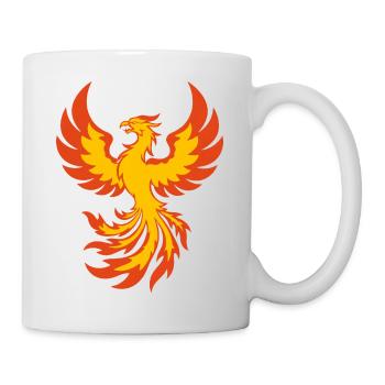 Phénix - Force Renaissance Puissance de feu - Mug blanc - blanc - Droite