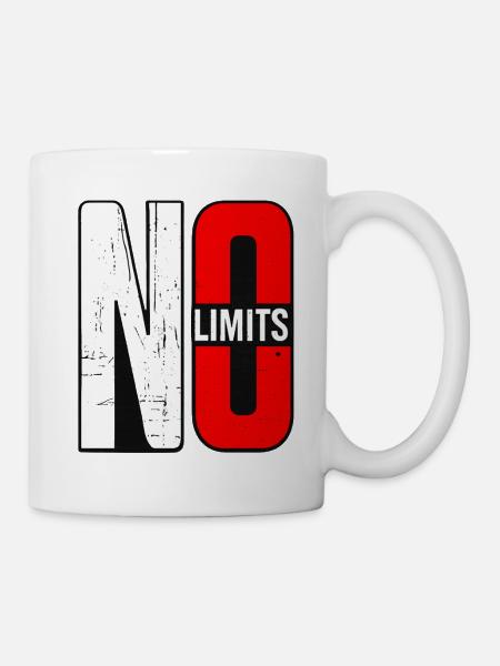 Conception de polices No Limits - Mug blanc - blanc