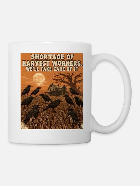 Shortage of harvest workers - Mug - white