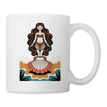 Princesse Sirène - Déesse du Rivage - Mug blanc - blanc - Droite