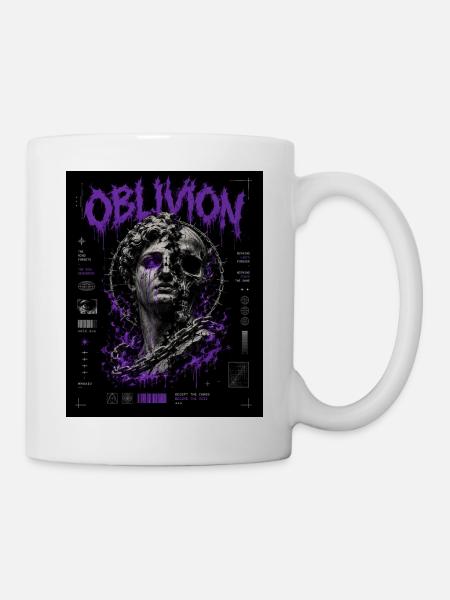 Oblivion Neon-Statuen-Chaos - Tasse - Weiß