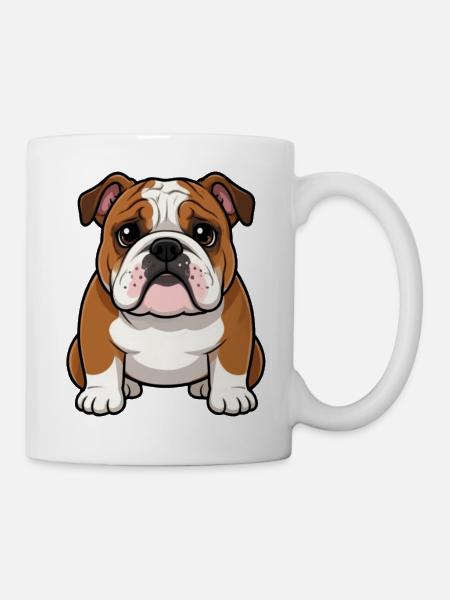 Bulldog Dog Gift Bulldogs Owner - Mug - white