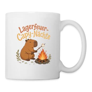 Lagerfeuer Capy-Nächte Capybara - Tasse - Weiß - Rechts