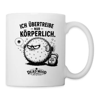 Nicht jeder Gedanke braucht Öffentlichkeit - Tasse - Weiß - Rechts