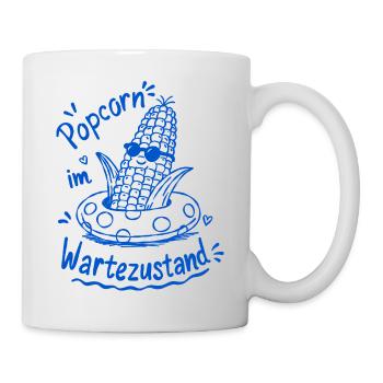 Popcorn Waiting Mode Summer Doodle - Mug - white - Right