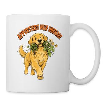 Goldie Apportiert Unkraut - Tasse - Weiß - Rechts