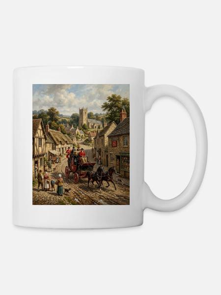 A Journey Through Old England - Mug - white