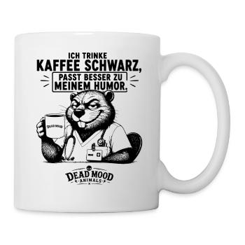 Lustiges Krankenschwester & Pfleger Geschenk - Tasse - Weiß - Rechts