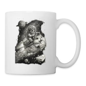 Cat’s Cheese-Powered Space Adventure - Mug - white - Right