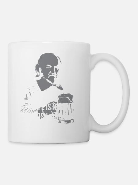 Thomas Hobbes - Tasse - Weiß