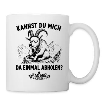 Genervter Steinbock | Meeting Buzzword Humor - Tasse - Weiß - Rechts