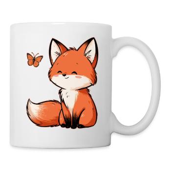 Fox Butterfly - Mug - white - Right