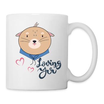 Nounours - Mug blanc - blanc - Droite