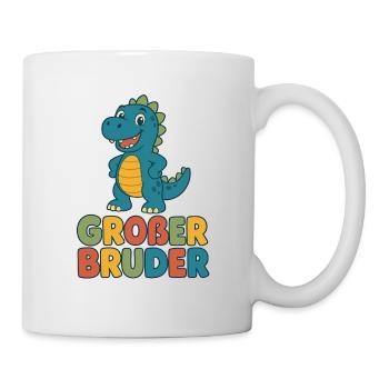 Dinosaurier Großer Bruder - Tasse - Weiß - Rechts