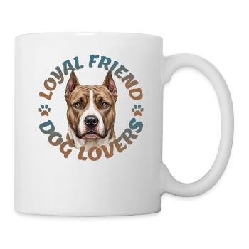 Loyal friends, dog lovers - Mug - white - Right