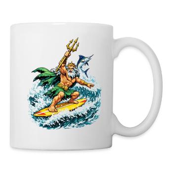 Neptune Surfs - Mug blanc - blanc - Droite