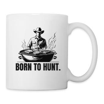 BORN TO HUNT | Hunting & Carnivore Outdoor - Mug - white - Right