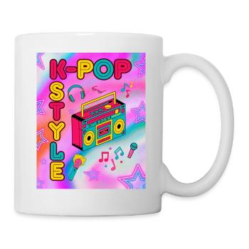 K-Pop-Stil - Tasse - Weiß - Rechts