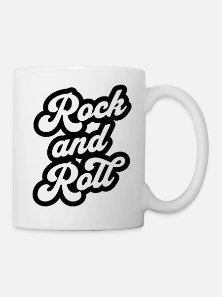 Rock 'n' Roll - Tasse - Weiß