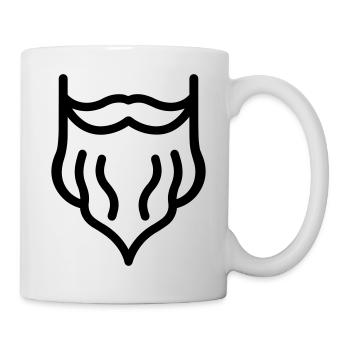 barbe - Mug blanc - blanc - Droite