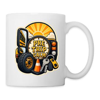 CALME AVANT LE VOYAGE - Mug blanc - blanc - Droite