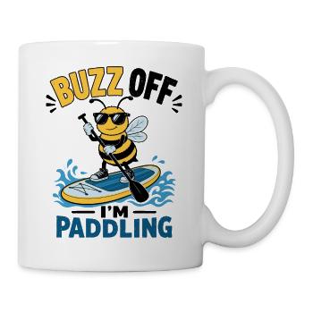  Cartoons SUP Paddleboard Board Stand Up paddel - Tasse - Weiß - Rechts