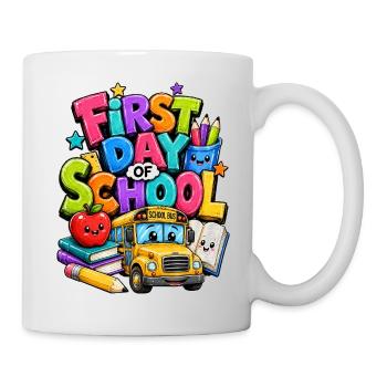 First Day of School Bus - Mug - white - Right