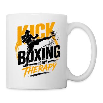 Kickboxing Gift for Boxer and Muay Thai Fighter - Mug - white - Right